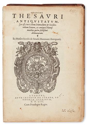 STRADA, JACOBUS DE. Epitome thesauri antiquitatum.  1553.  Lacks the errata leaf.